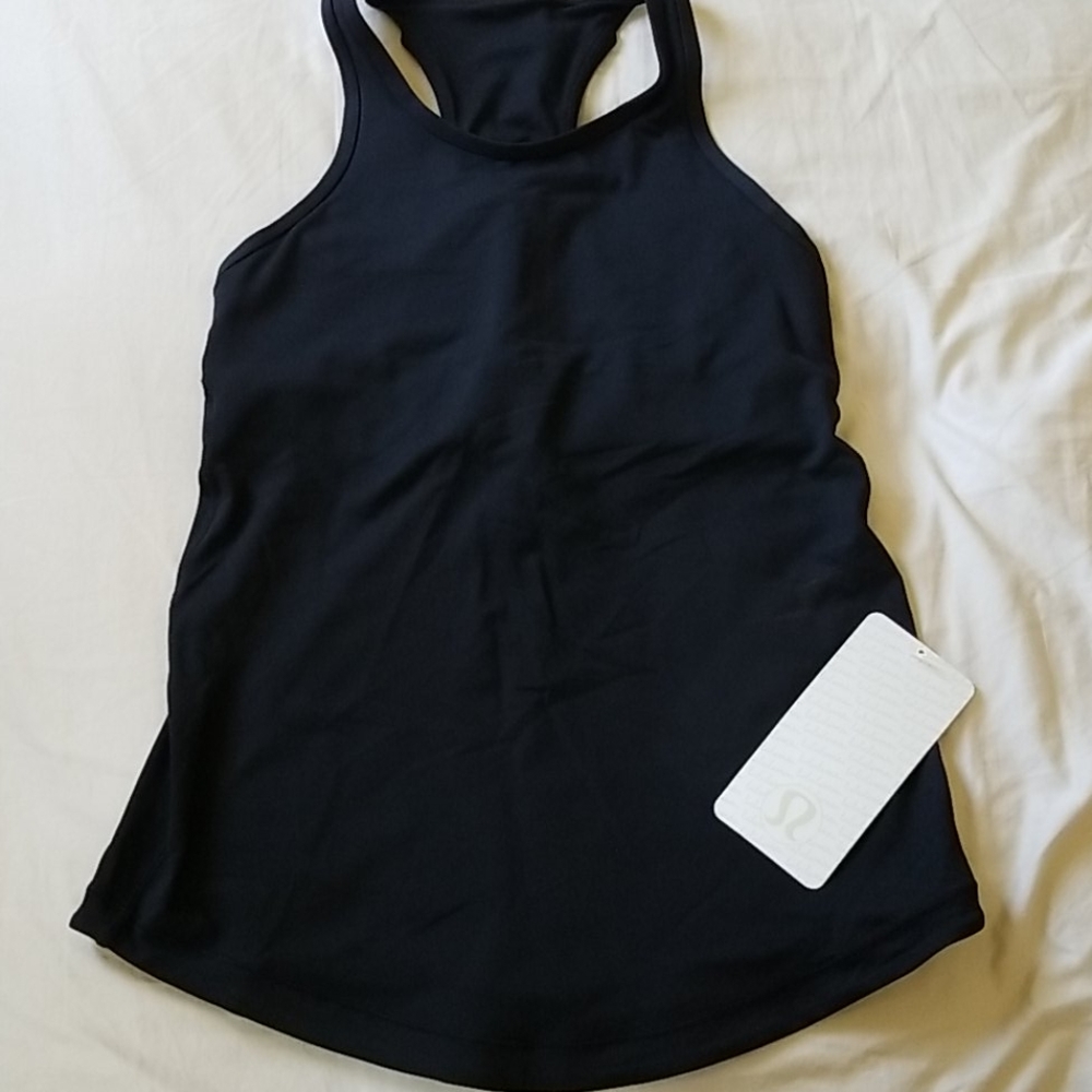 Brand New Lululemon Black Final Lap Tank